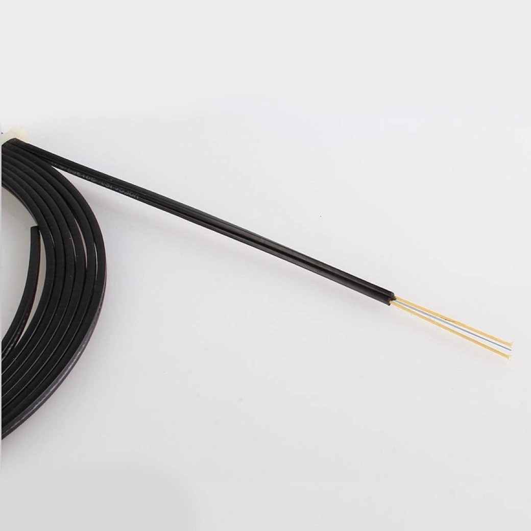 4core 12core FTTH Network Drop Cable with KFRP and Steel for SC Fast Connector