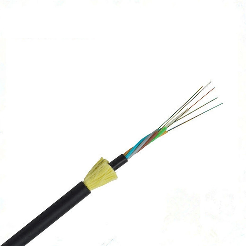 G652D ADSS All Dielectric 24 Cores 100m Span Self-Supporting Aerial Fiber Optic Cable