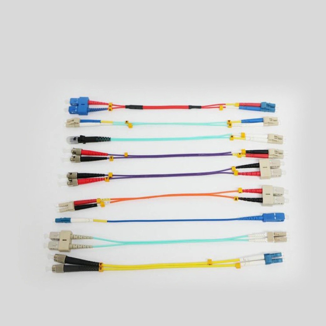 MU MTRJ Single Mode Patch Cord / Duplex Multimode Fiber Optic Cable