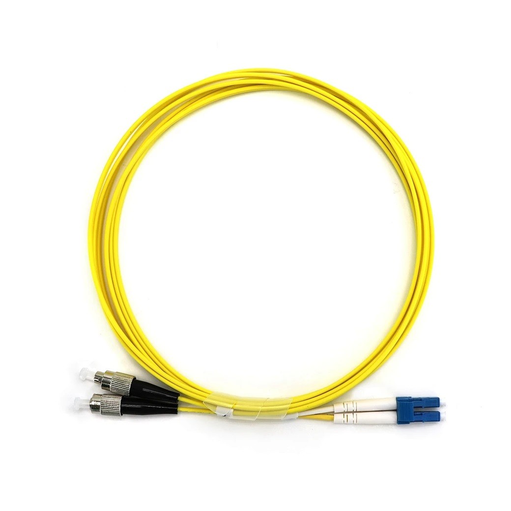 LC/UPC-FC/UPC Fiber Optic Patch Cord Duplex Singlemode PVC LSZH 2.0mm 3.0mm Patch cable