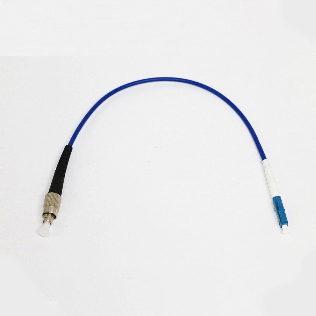 FC Fiber Optic Patch Cord With G657A1 Fiber , LSZH Armored Fiber Patch Cable