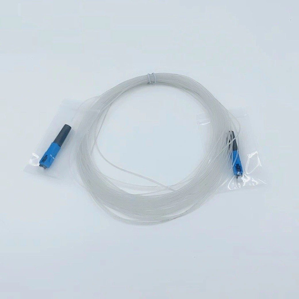 New Portable White Invisible Fiber Drop Patch Cable