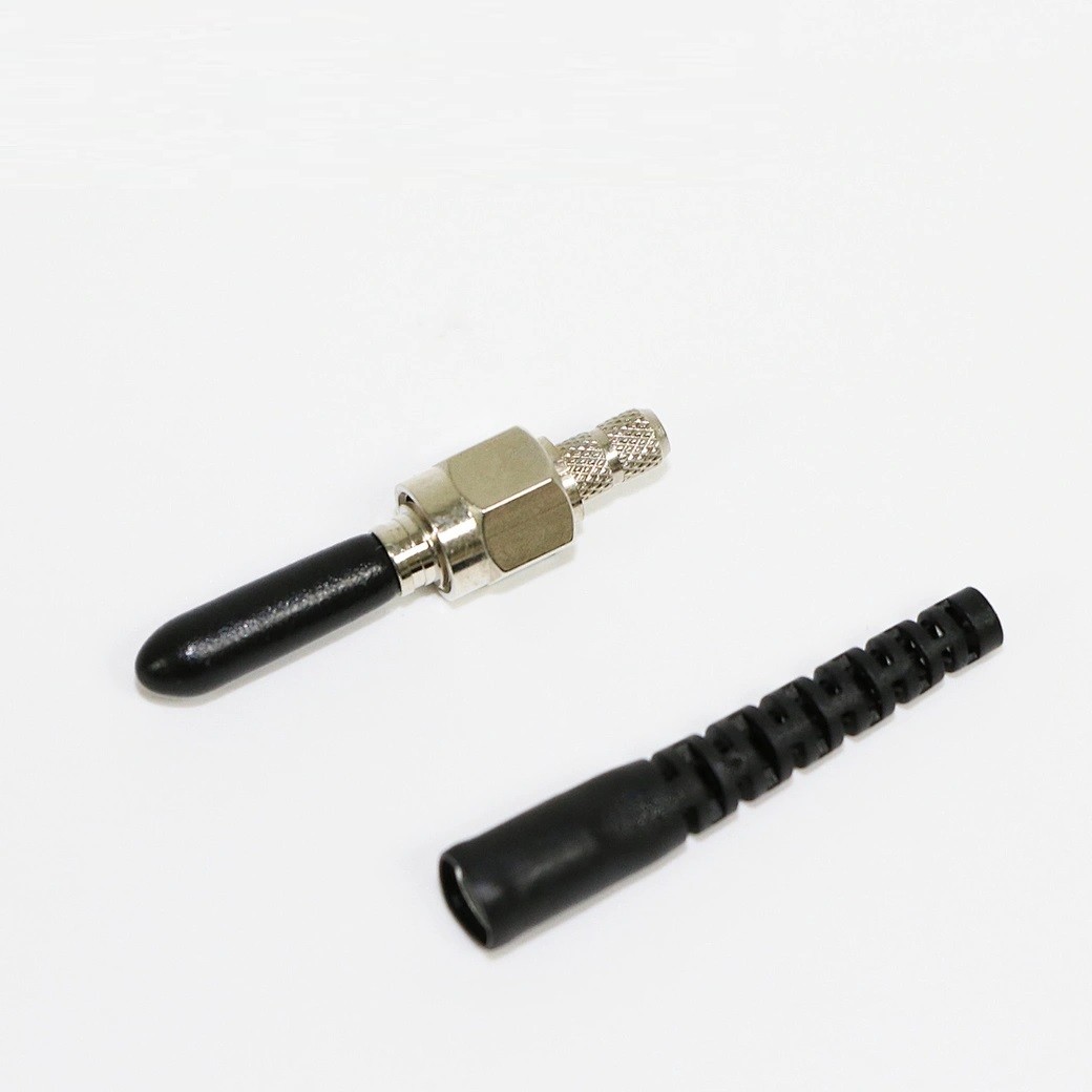 SMA 905 Fiber Optic Connector with Ceramic / Metal Fiber Ferrule