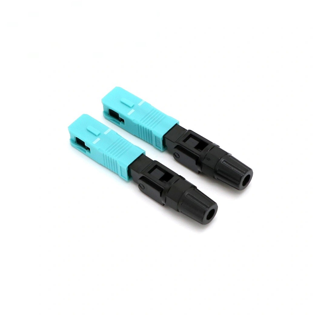 SC/UPC SC/APC Mechanical FTTH Optical Fiber Fast Connector Quickly Assembly