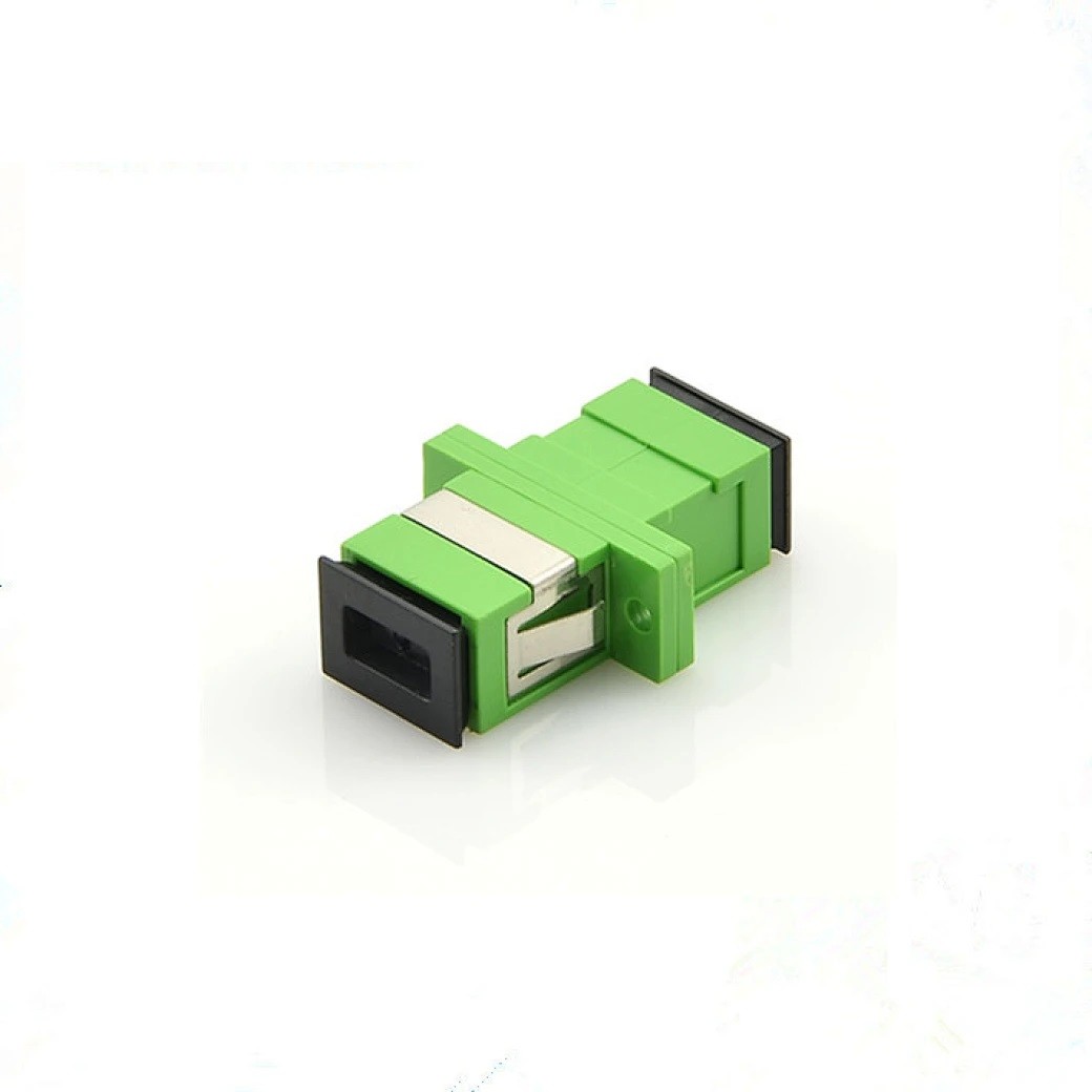 SC APC Singlemode Simplex Fiber Adapter